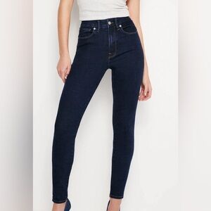 Good American Always Fits Good Legs Skinny Jeans, Dark Wash, Sizes 6-12